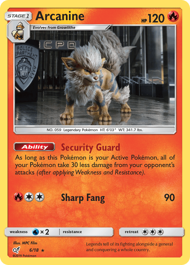 Arcanine DET1-6