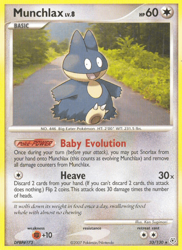 Munchlax DP1-33