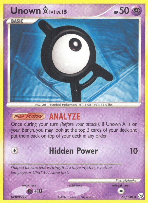 Unown [A] DP1-65