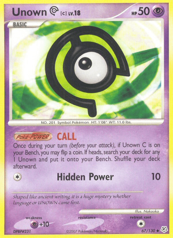Unown [C] DP1-67