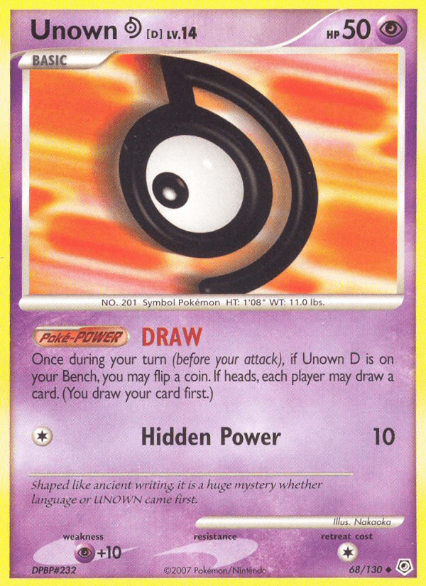 Unown [D] DP1-68