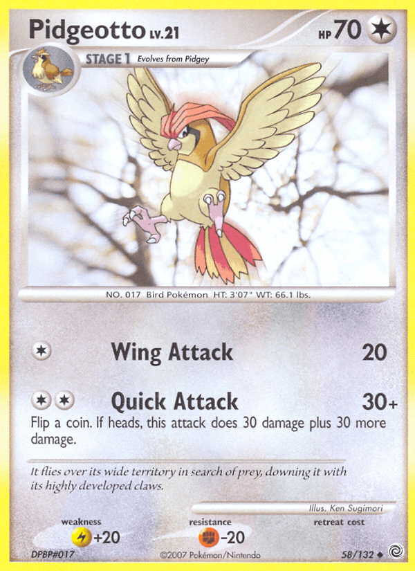 Pidgeotto DP3-58