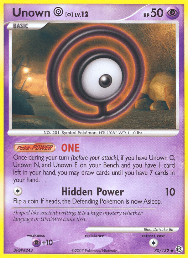 Unown [O] DP3-70