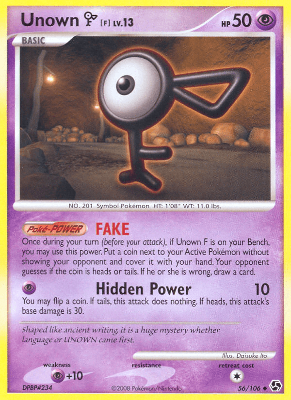 Unown [F] DP4-56