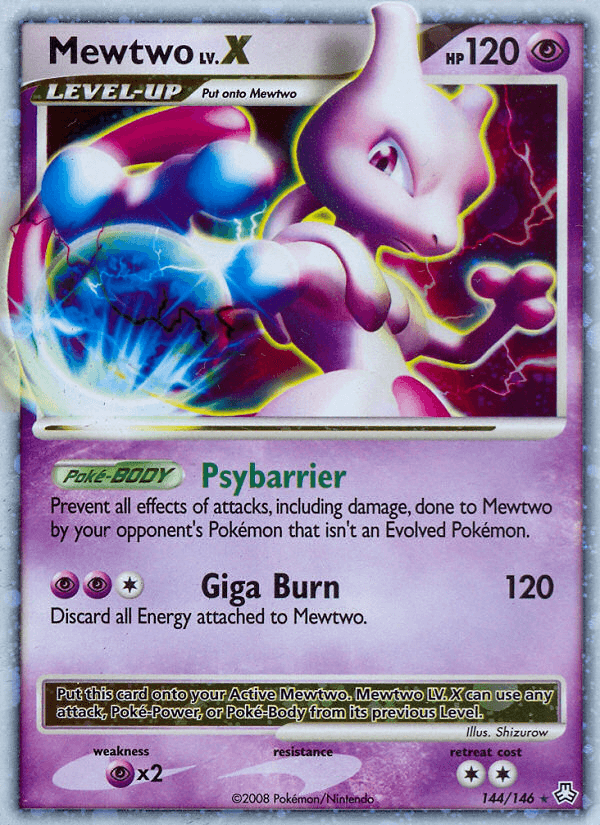 Mewtwo LV.X DP6-144
