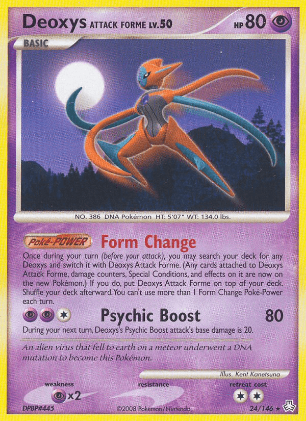 Deoxys Attack Forme DP6-24