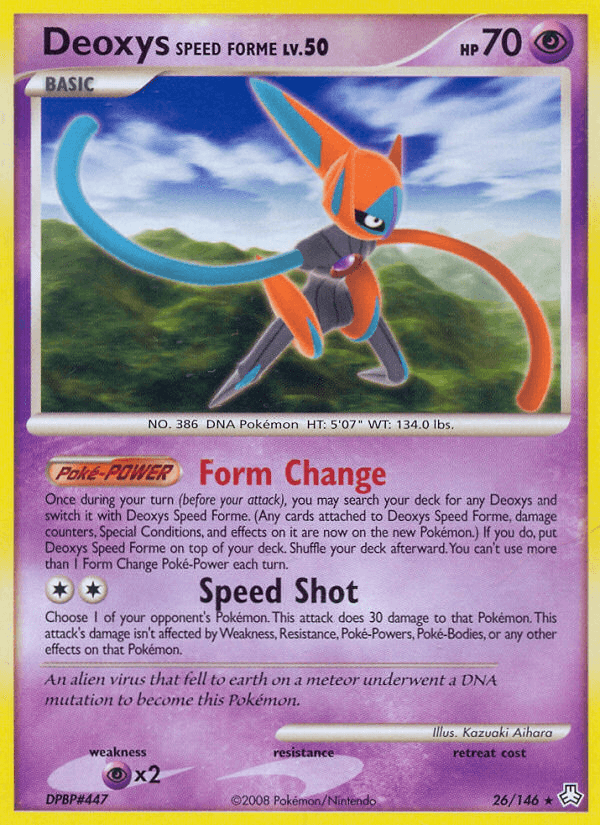 Deoxys Speed Forme DP6-26