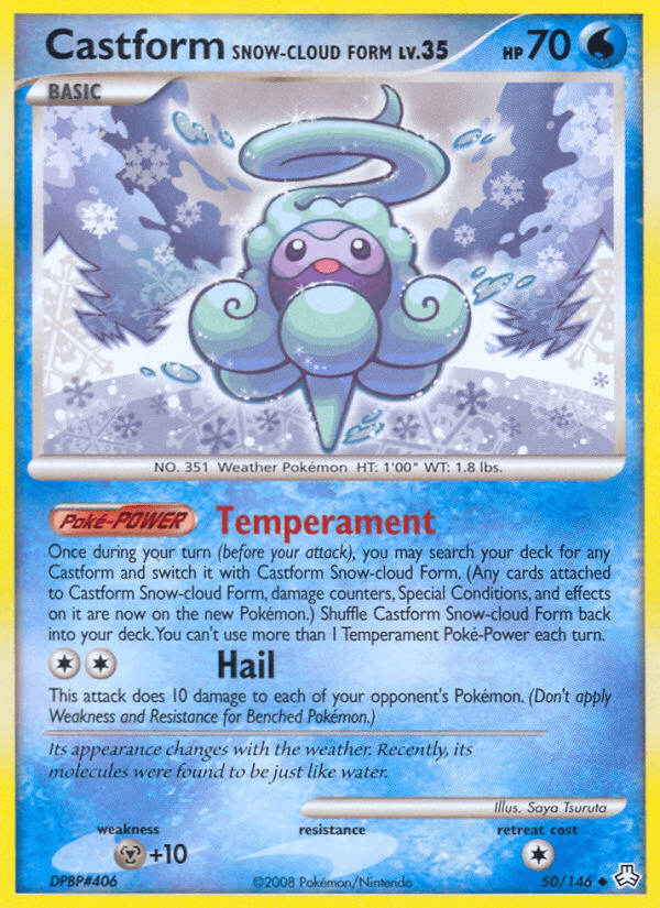 Castform Snow-Cloud Form DP6-50