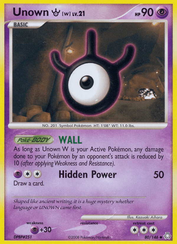 Unown [W] DP6-80