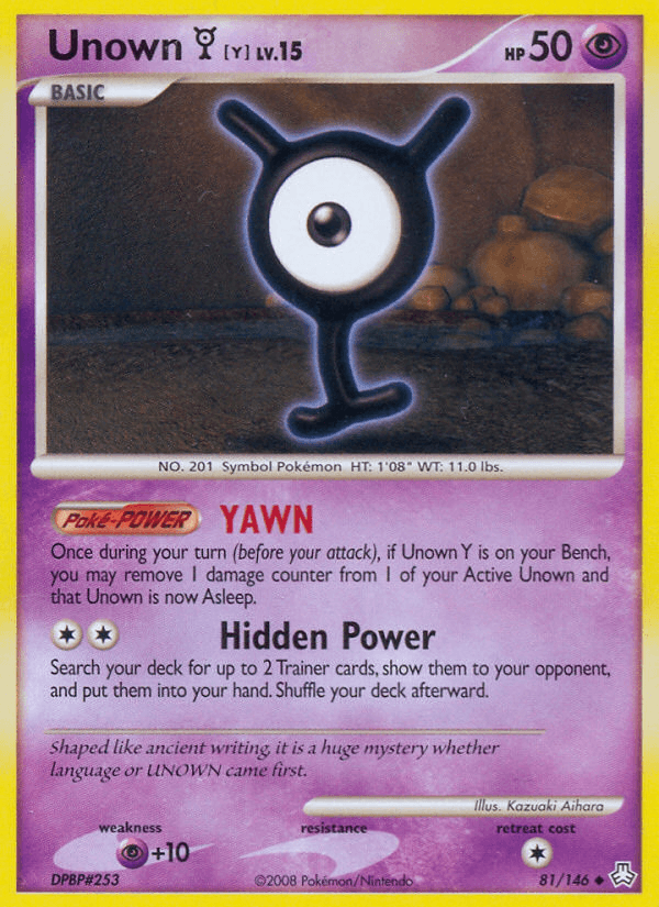 Unown [Y] DP6-81