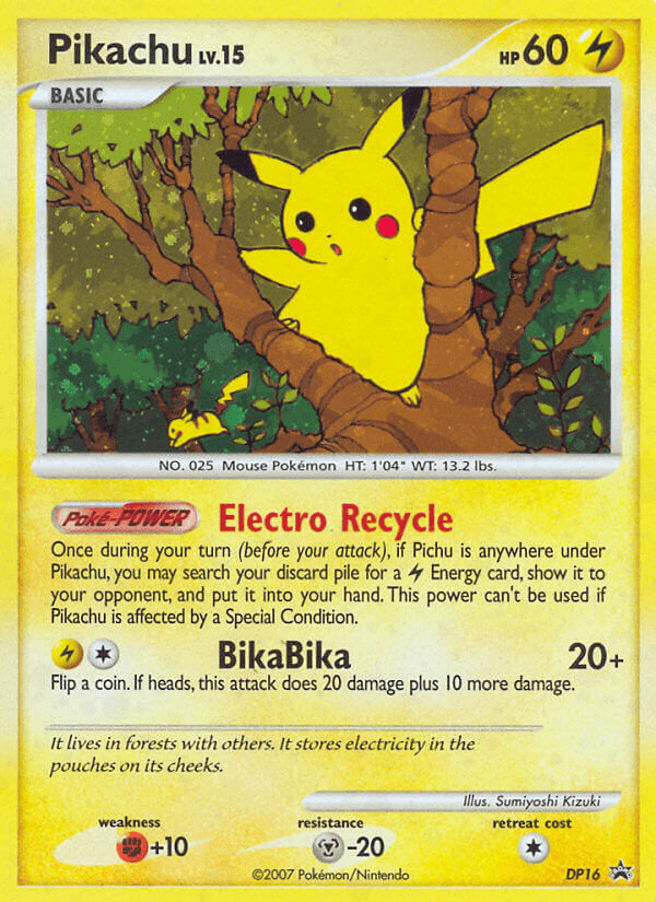 Pikachu DPP-DP16