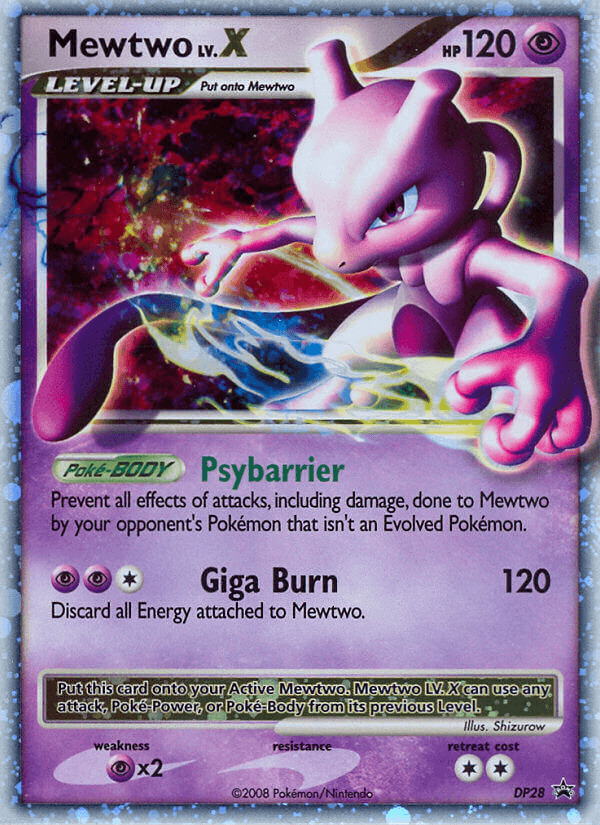 Mewtwo LV.X DPP-DP28
