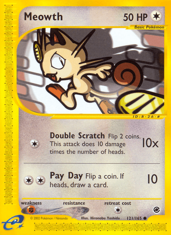 Meowth ECARD1-121