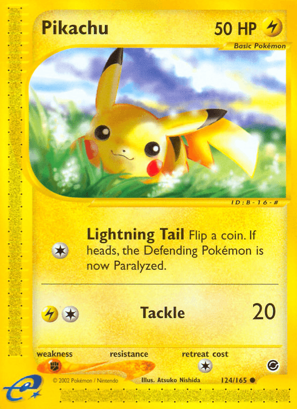 Pikachu ECARD1-124