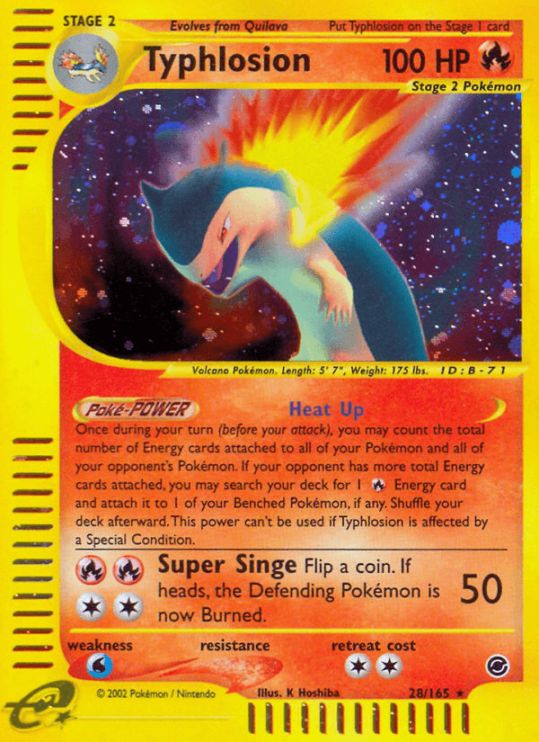 Typhlosion ECARD1-28