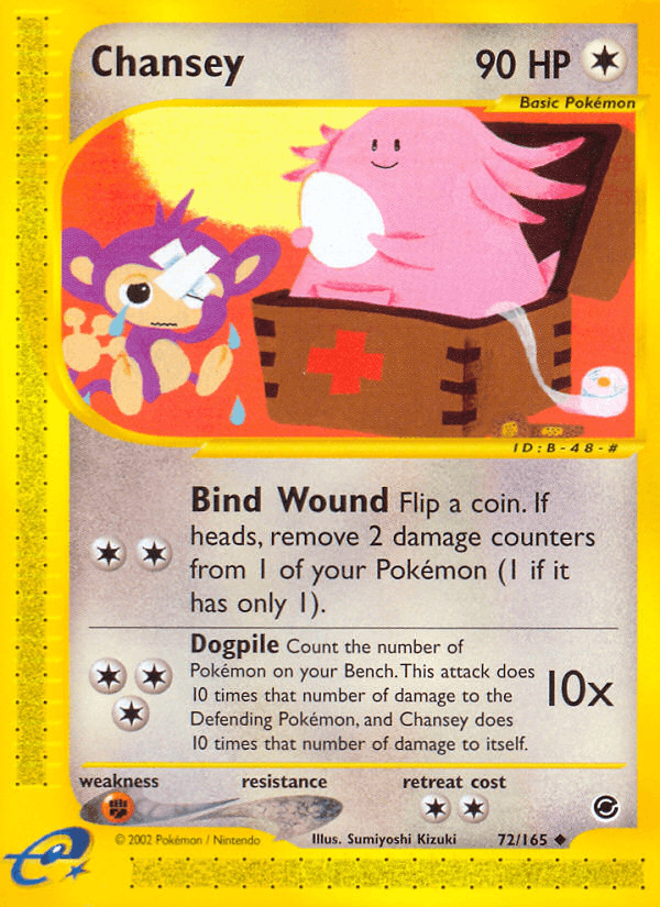 Chansey ECARD1-72