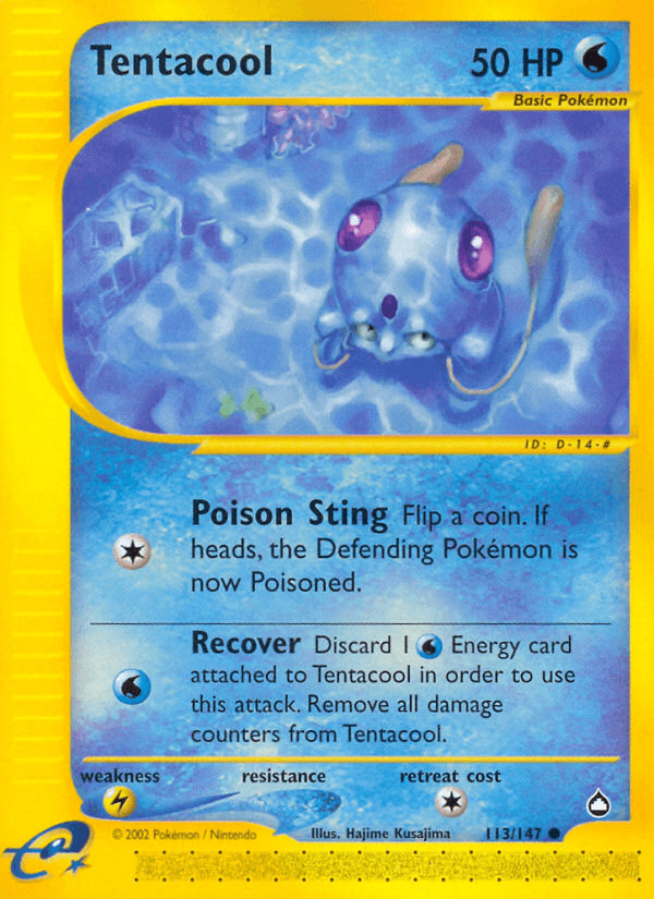 Tentacool ECARD2-113