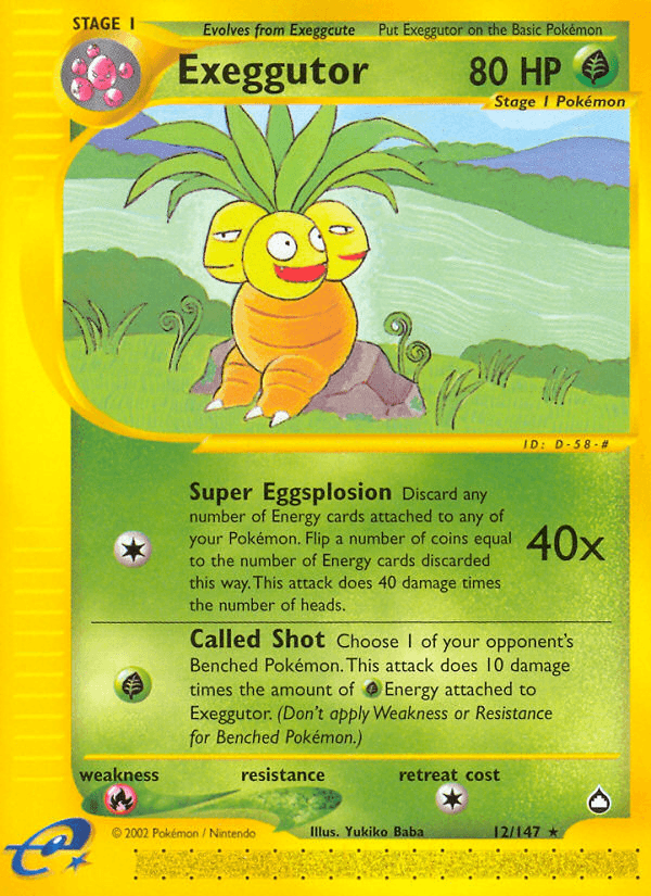 Exeggutor ECARD2-12