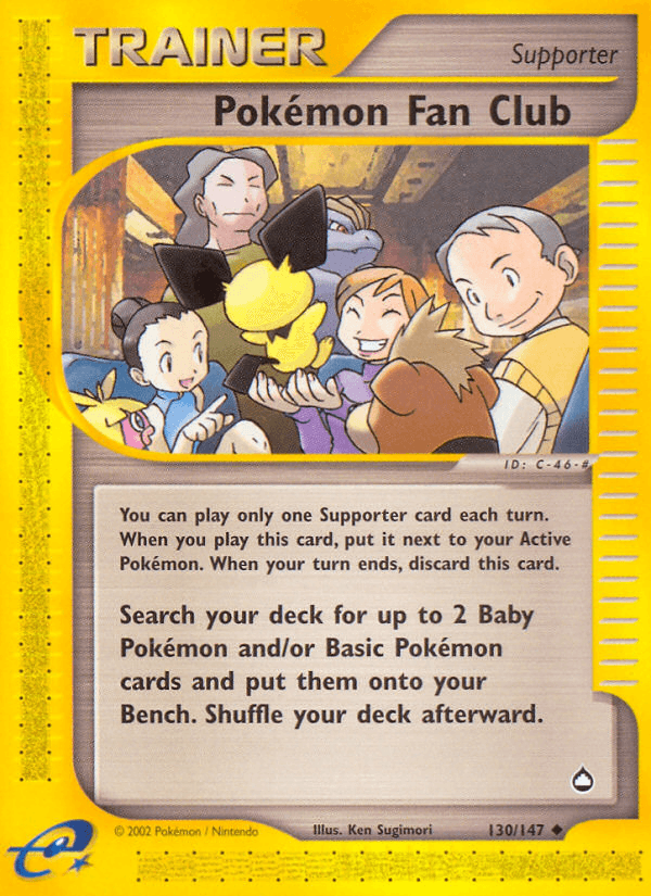 Pokémon Fan Club ECARD2-130