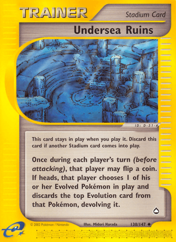 Undersea Ruins ECARD2-138