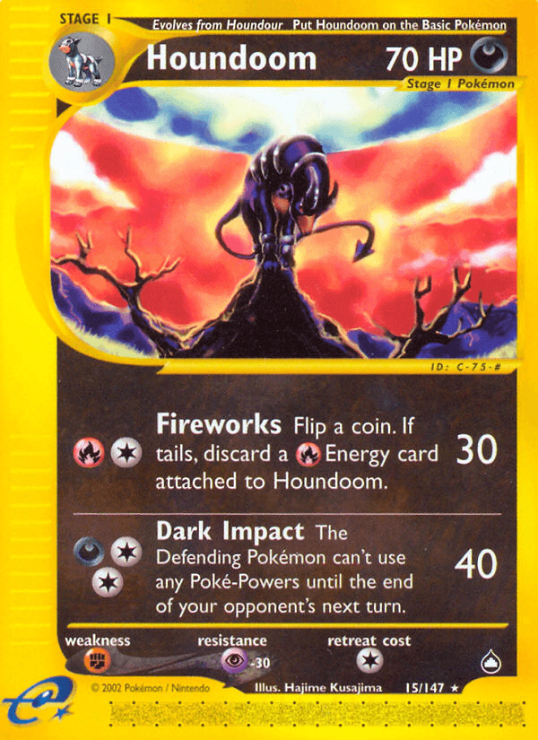 Houndoom ECARD2-15