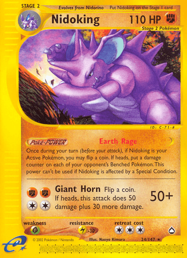 Nidoking ECARD2-24