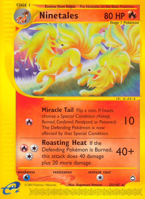 Ninetales ECARD2-25