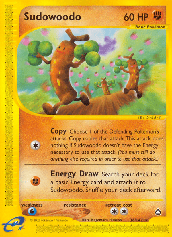 Sudowoodo ECARD2-36