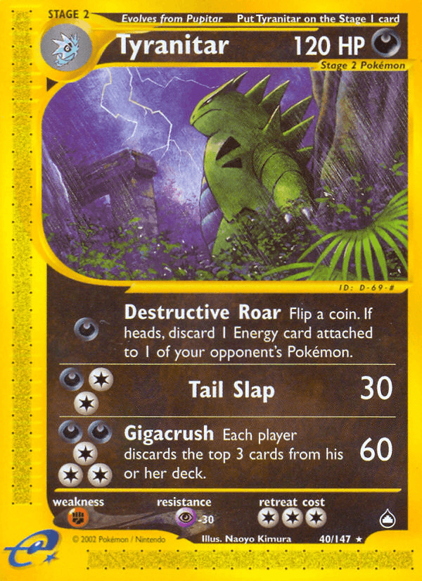 Tyranitar ECARD2-40
