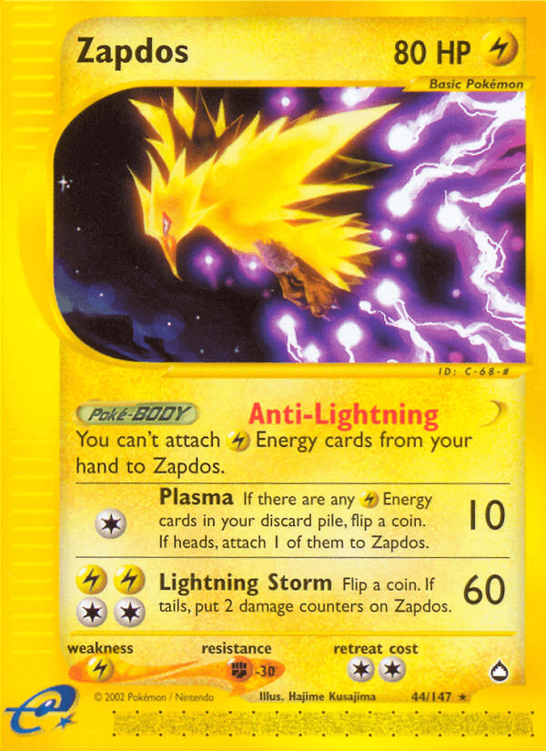 Zapdos ECARD2-44