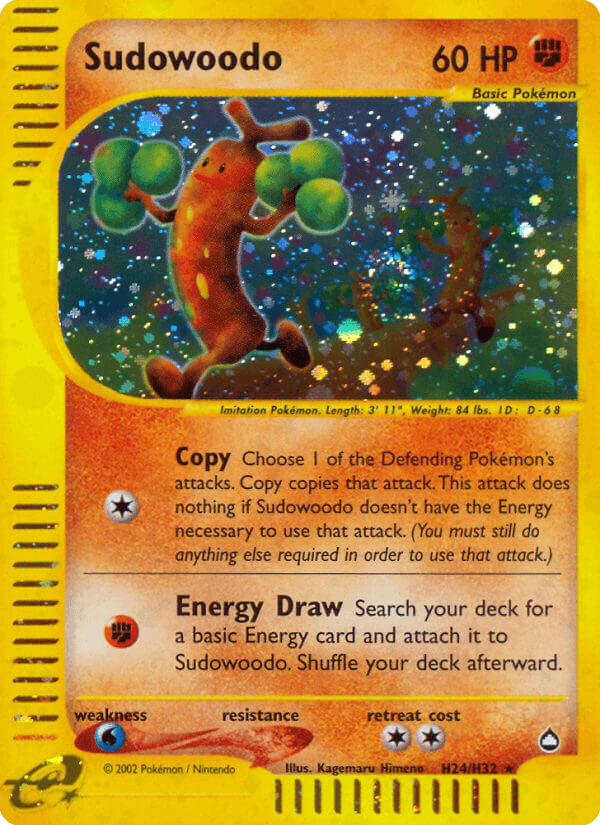 Sudowoodo ECARD2-H24