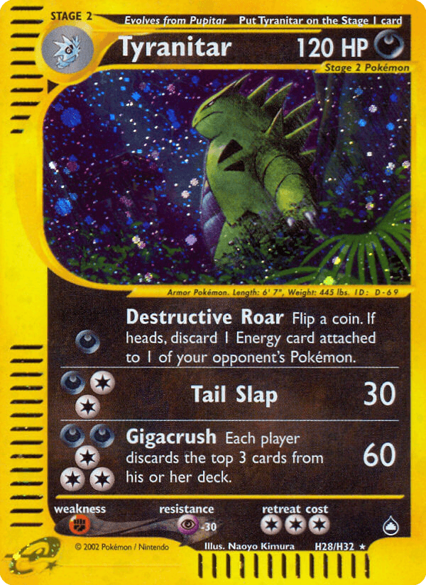 Tyranitar ECARD2-H28