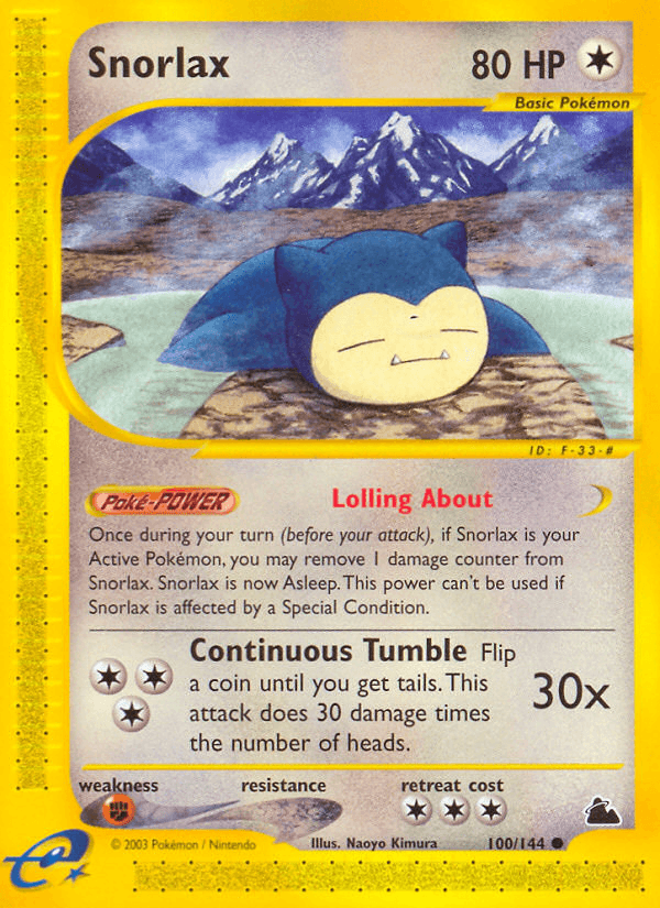 Snorlax ECARD3-100