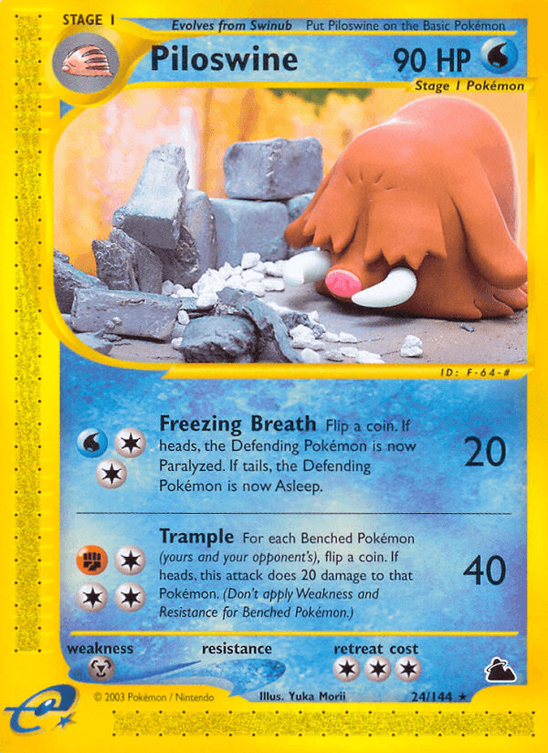 Piloswine ECARD3-24