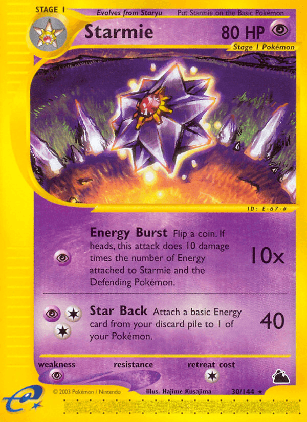 Starmie ECARD3-30