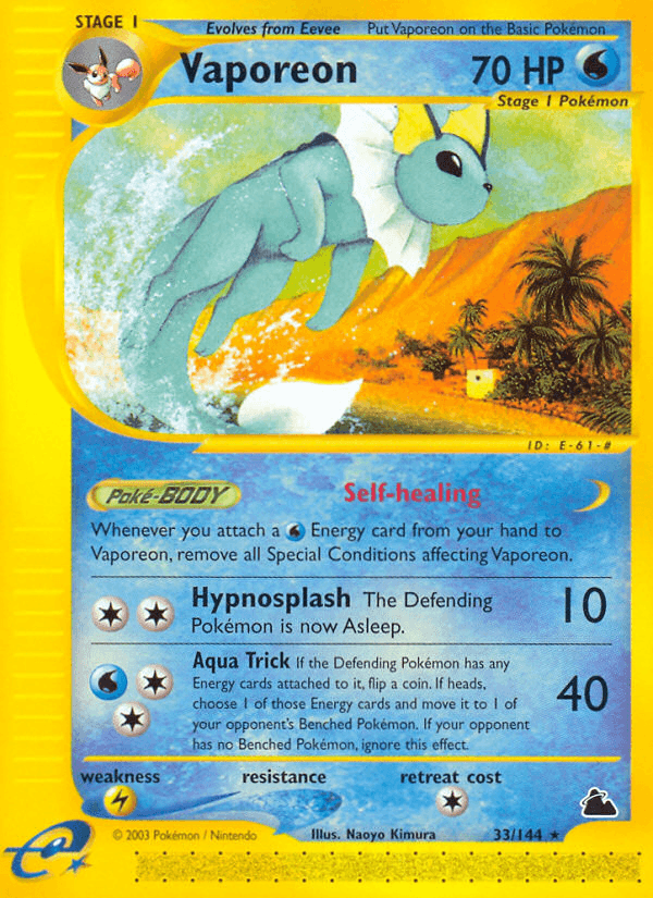 Vaporeon ECARD3-33