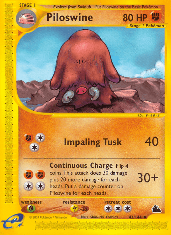 Piloswine ECARD3-43