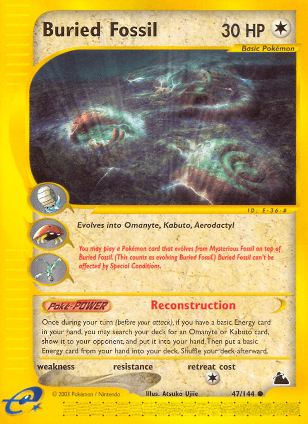 Buried Fossil ECARD3-47