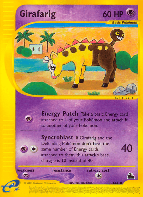 Girafarig ECARD3-58