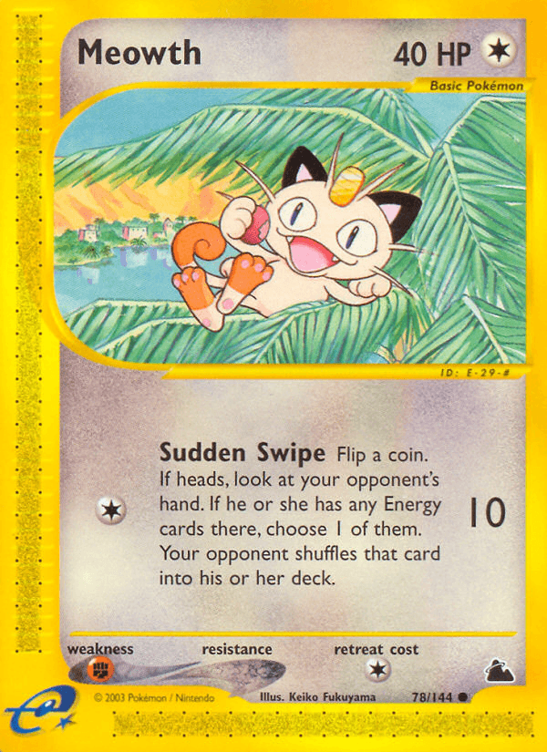 Meowth ECARD3-78