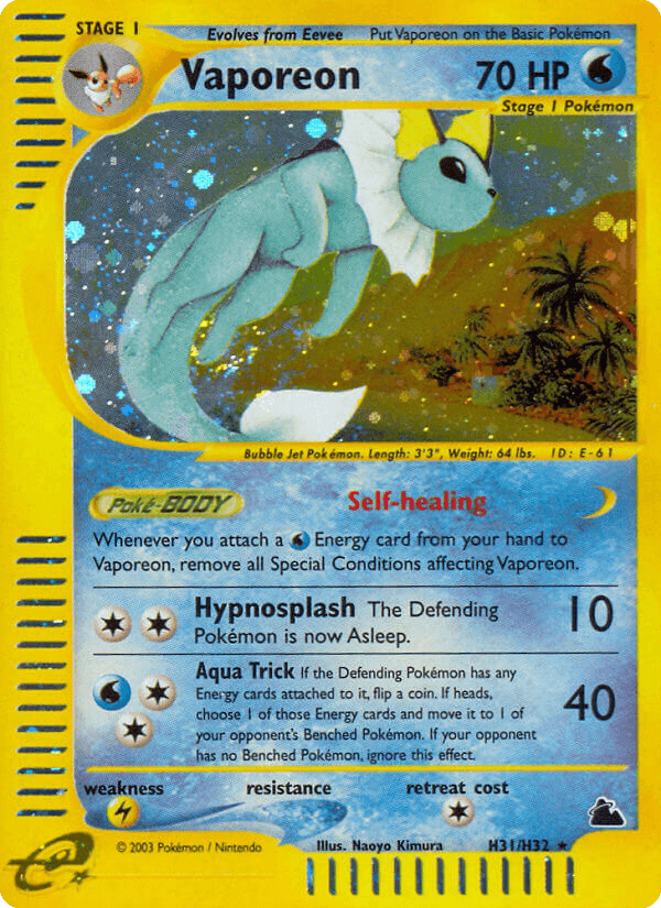 Vaporeon ECARD3-H31