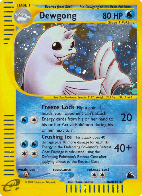 Dewgong ECARD3-H6