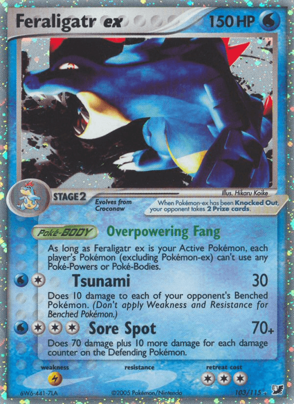 Feraligatr ex EX10-103