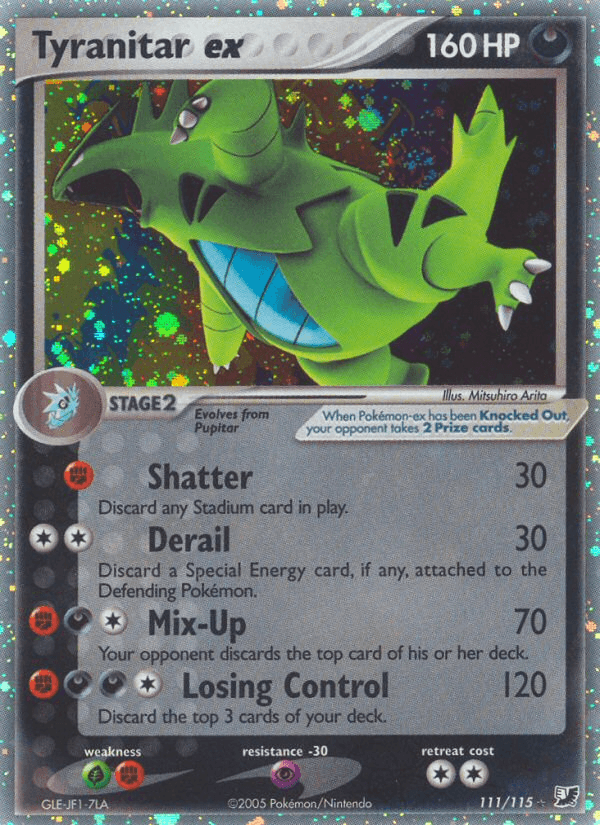 Tyranitar ex EX10-111