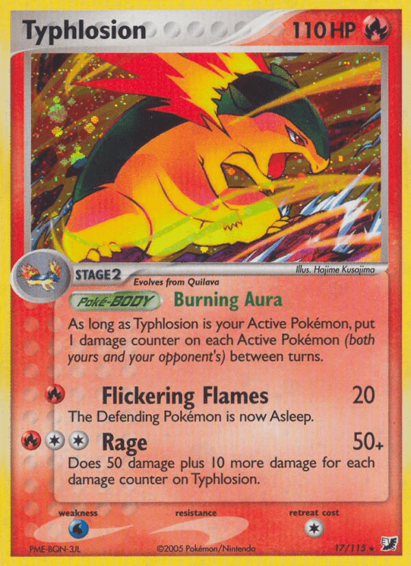Typhlosion EX10-17