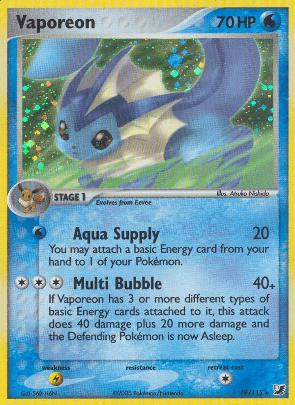 Vaporeon EX10-19