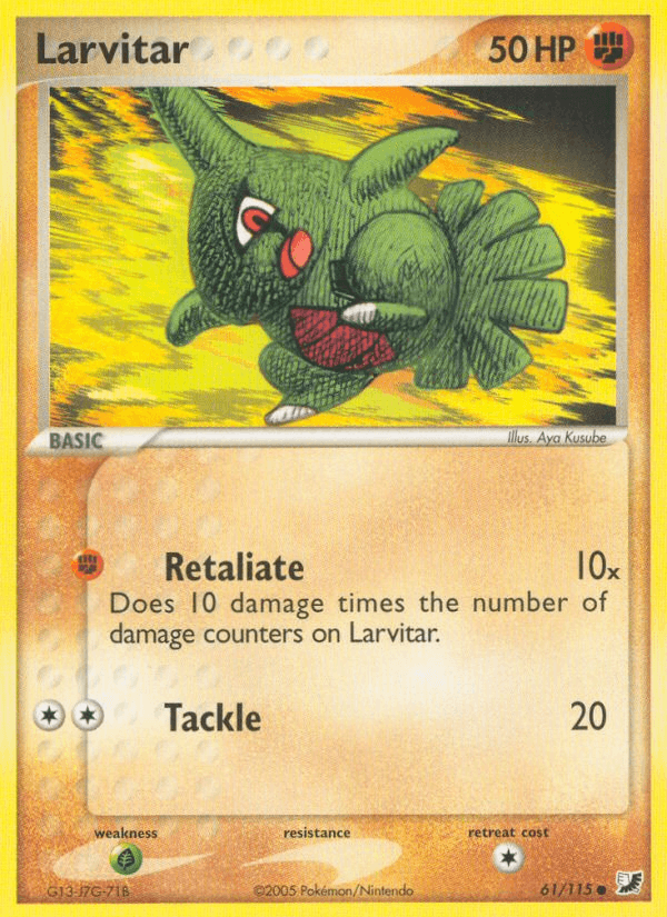 Larvitar EX10-61