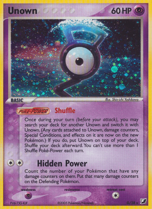 Unown EX10-G