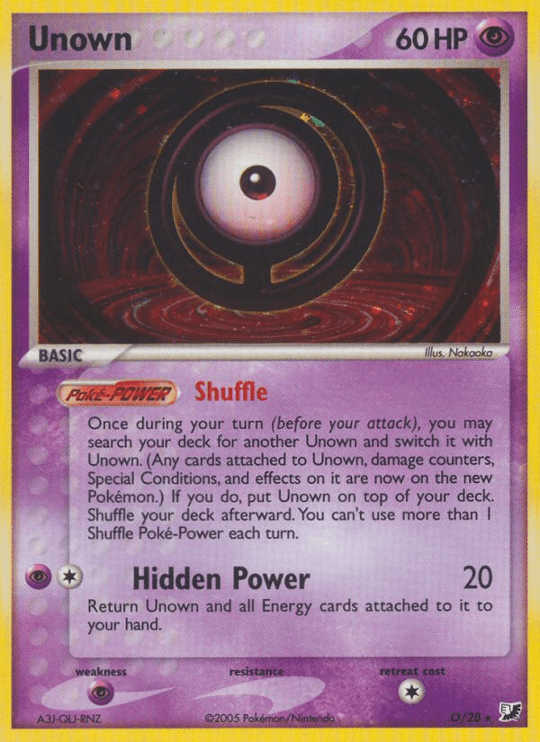 Unown EX10-O