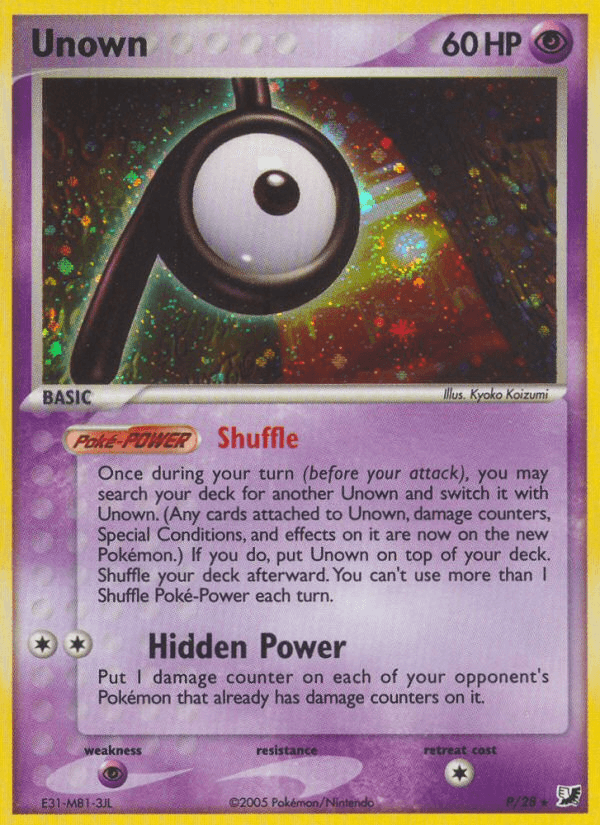 Unown EX10-P